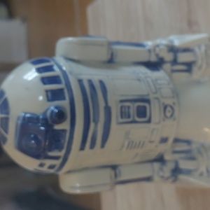 Vintage Star Wars Roman Ceramic R2-D2 Coin Bank Droids Figure 1977 Original